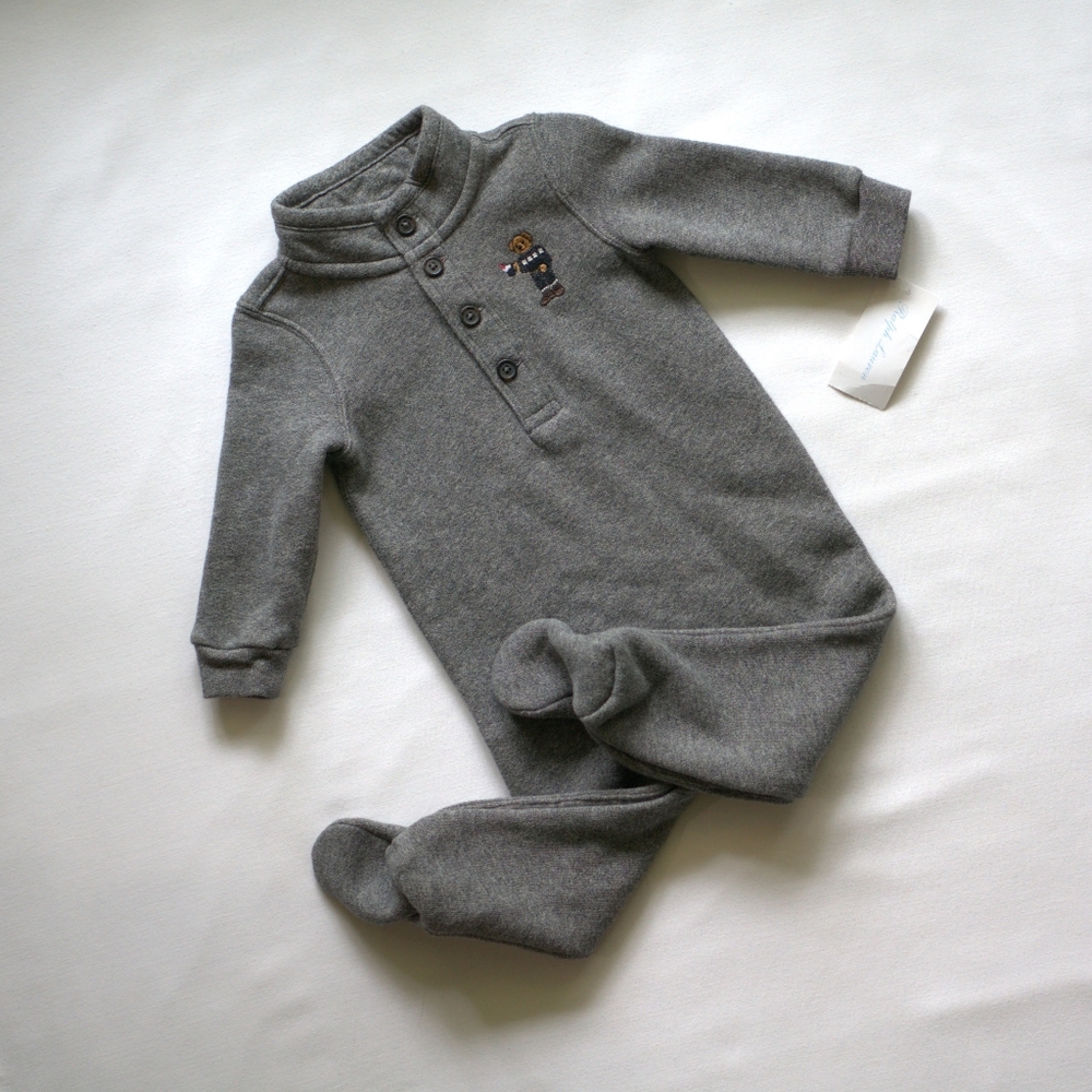 Ralph Lauren Gray Kids One Piece